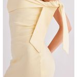 SNDYS Yellow Off The Shoulder Dress Size M Photo 2