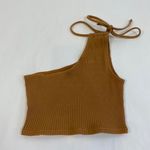 Aerie  Ribbed One Shoulder Crop Top Photo 5