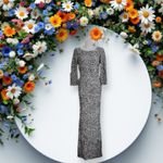 Alice + Olivia beaded black and white gown Photo 2