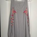 American Eagle AE Soft and Sexy tank top with floral embroidery 
Size L Photo 0