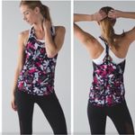 Lululemon Fast Lane Singlet Pop CutBoomJuice Multi Size 4 EUC Photo 1