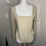 Lululemon  Wundermost Nulu Square Neck Long Sleeve Bodysuit X Large New with tags Photo 1