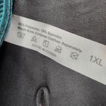 SheIn Green Ribbed Crisscross Back Adjustable Strap Padded Bikini Tops 1XL Photo 5