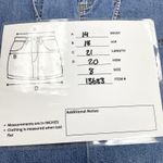 Cherokee Denim Skirt Women's Size 8 Blue Drawstring Pockets Midi Casual Photo 9