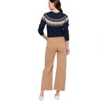 Vigoss Alanis Wide Leg High Rise Cropped Jeans Tan Stretchy Raw Hem, Sz 28 Photo 1