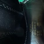 Sam & Libby  Black Loafers Gold Accent 8 faux leather preppy work casual slip on Photo 9