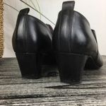 Donald Pliner  Black Block Heel Zip Up Ankle Loafer Bootie 7 Photo 2