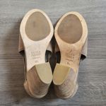 Eileen Fisher  Nikki Peep Toe Block Heel Booties Tan Genuine Leather Size 6.5 Photo 7