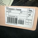 NEW RED VALENTINO WOMENS 42 Black Denim Overalls Made Italy Wide Leg Photo 4