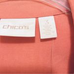 Chico's  Soft Ruffle Jacket in Orange Marmalade Sz.3(XL) NWT Photo 6
