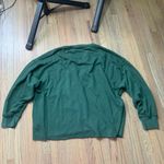Aerie  green sweatshirt small Photo 7