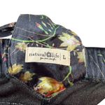 Natural Life  Dakota Tie Velvet Overall Jumpsuit Wide Leg Floral Print Size Large Photo 11