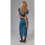Urban Outfitters  Becca Blue Floral Midi Dress Size Large Photo 1