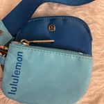 Lululemon athletica Blue Dual Pouch Wristlet Photo 1