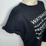 SheIn Women’s Waymaker Spiritual casual short sleeve Shirt SMALL Photo 3