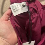 Shade & Shore New  V neck Purple Eggplant One Piece Swimsuit Medium NWT Photo 9