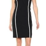 Boston Proper Black & White Contrasting Stitch Sleeveless Dress 8 Photo 0