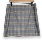 1. State  gray yellow glen plaid mini pencil skirt 10 Photo 0