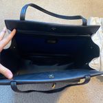 Furla Authentic  Cortina structured colorblock leather handbag tote blue black Photo 9