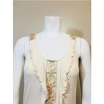 KISCHE Small Top Beige Rayon Spandex Tan Photo 2