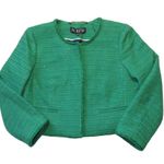 J.Crew NWT Louisa Lady Jacket in Summer Green Sequin Tweed Cropped 14 Photo 1