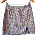 Revolve Seven Wonders Floral Lavender Mini Skirt Purple Size 4 Photo 0