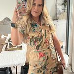 Mini floral safari print cargo dress Photo 3