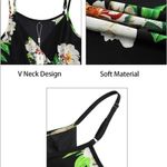 NWT Womens Casual V Neck Spaghetti Strap Floral Print Maxi Dress Size L Size L Photo 4