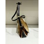 Diane Gail South African Springbok Fur with Leather Trim Crossbody Messenger Bag Brown Photo 1