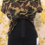 Black High Waist 4.5” Inseam Biker Short With Waist Trainer Size L Size L Photo 0