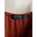 Nasty Gal Cowlneck body suit. Burnt orange. Size 2. . Like new. Photo 3