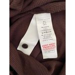 New Look Collard Button Ruched Bodysuit in Dark Brown (US 2) Photo 6