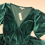 Baltic Born  Meghan Velvet Wrap Maxi Dress Emerald Green Holiday Party Christmas Photo 8