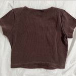 Princess Polly Brown Baby Tee Photo 1