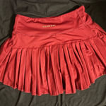 Gold Hinge Red  Skirt  Photo 2