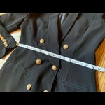 Womens Double Breasted long Blazer Dress in black Size M Size M Photo 8