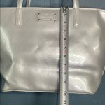 Kate Spade  silver Structured Tote Bag Photo 2