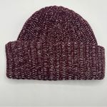 Love Your Melon  Knit Beanie Hat Maroon Burgundy Photo 3