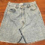 ZARA COPY - Pearl Denim Skirt size small Photo 3