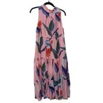 Tuckernuck Oliphant Pink Floral Tropical Ruffle Tiered Mini Dress Size Small Photo 2