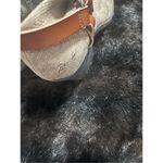 blowfish  Malibu Womens Ankle Boots Size 8 Beige Ruched Canvas Zip Bootie Photo 4