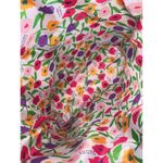 Clinique  X Donald Large Tote Bag with Flowers - Shopping Travel Shoulder Bag Photo 2