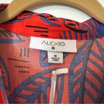 Alexis  X Target Leaf Print Button Down Shirt Dress Womens Medium New Photo 2