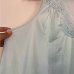 Vanity Fair Vintage  Blue Lace Trim Nightgown Photo 4