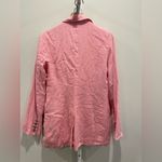 DL1961  Pink‎ Linen Blazer Size M Photo 9