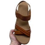 Skechers “Brystol Night Skies” Luggage Brown Wedge Sandals Women’s Size 8.5 Photo 9