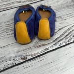 Clarks  Valley Stone Flats Blue Suede Tortoise Toe Detail 7 Photo 5