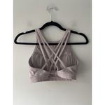 Lululemon  Free To Be Serene Bra *High Neck Heathered‎ Powdered Mauve W2BIBS Sz 6 Photo 4