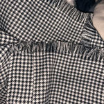 Hem & Thread  Black and White Gingham Button Down Shirt NWT Photo 1