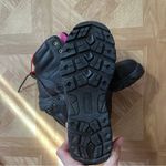 Brahma Women's Steel Toe Work Boots 8 Black Pink Photo 5